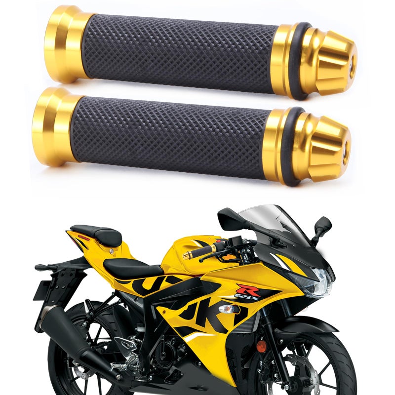 Rich Choices Universal Pair of 7/8" 22mm Rubber Handlebar Hand Grip Bar End for Motorcycle Bike Cafe Racer - Image 4